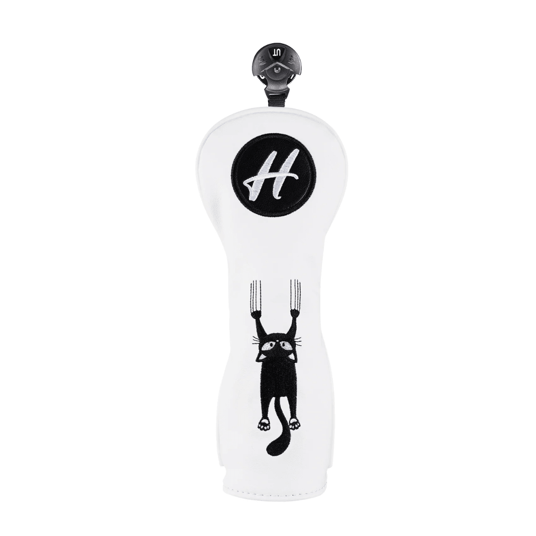 WHITE CAT ON THE WALL MALLET PUTTER DRIVER HEAD COVER - Funky HeadcoversWHITE CAT ON THE WALL MALLET PUTTER DRIVER HEAD COVERFunky HeadcoversFunky Headcovers6010918DRIVERWHITE CAT ON THE WALL MALLET PUTTER DRIVER HEAD COVER