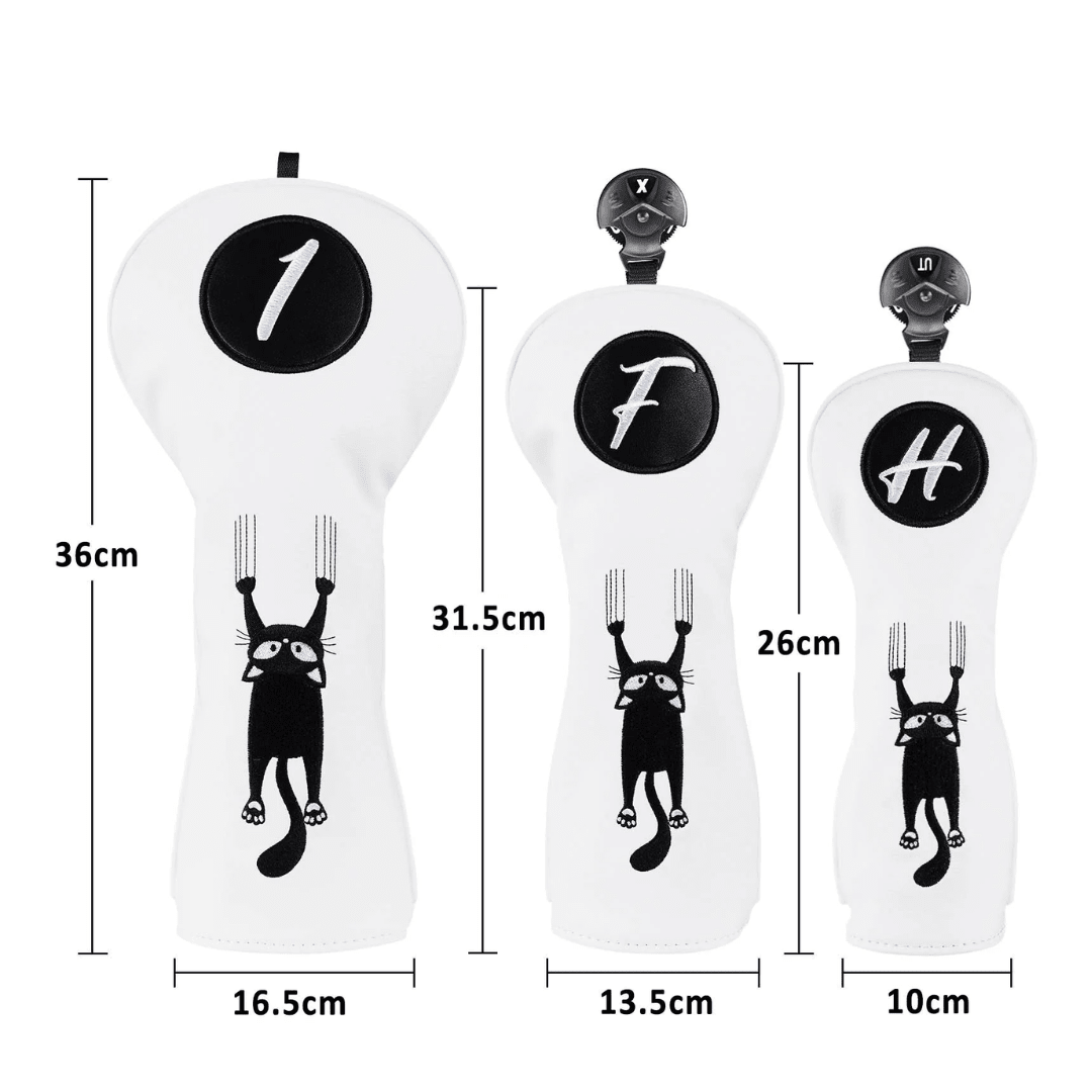 WHITE CAT ON THE WALL MALLET PUTTER DRIVER HEAD COVER - Funky HeadcoversWHITE CAT ON THE WALL MALLET PUTTER DRIVER HEAD COVERFunky HeadcoversFunky Headcovers6010918DRIVERWHITE CAT ON THE WALL MALLET PUTTER DRIVER HEAD COVER