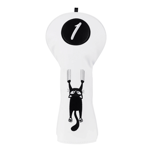 WHITE CAT ON THE WALL MALLET PUTTER DRIVER HEAD COVER - Funky HeadcoversWHITE CAT ON THE WALL MALLET PUTTER DRIVER HEAD COVERFunky HeadcoversFunky Headcovers6010918DRIVERWHITE CAT ON THE WALL MALLET PUTTER DRIVER HEAD COVER