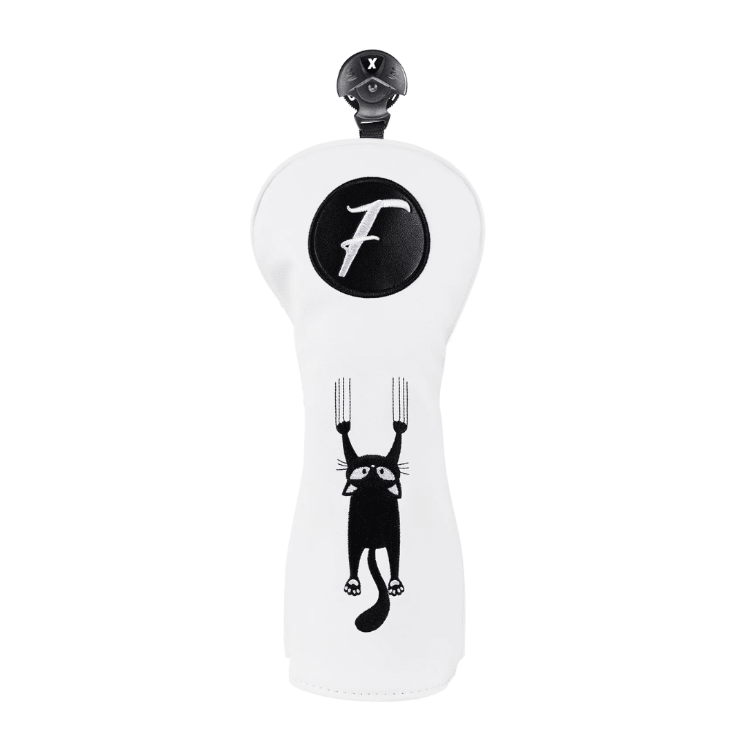WHITE CAT ON THE WALL MALLET PUTTER DRIVER HEAD COVER - Funky HeadcoversWHITE CAT ON THE WALL MALLET PUTTER DRIVER HEAD COVERFunky HeadcoversFunky Headcovers6010918DRIVERWHITE CAT ON THE WALL MALLET PUTTER DRIVER HEAD COVER