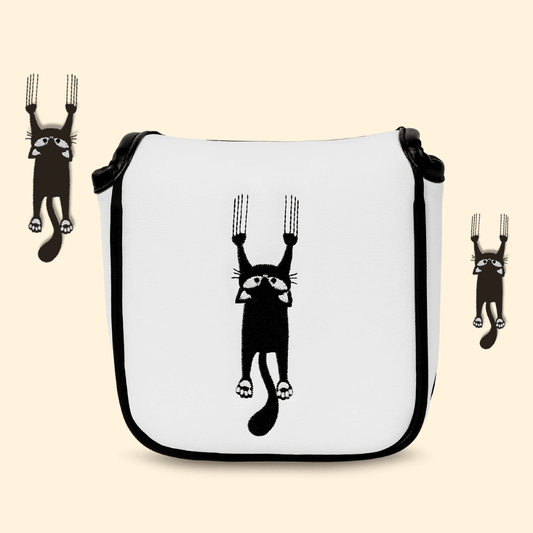 WHITE CAT ON THE WALL MALLET PUTTER HEAD COVER - Funky HeadcoversWHITE CAT ON THE WALL MALLET PUTTER HEAD COVERFunky HeadcoversFunky HeadcoversB6011562WHITE CAT ON THE WALL MALLET PUTTER HEAD COVER