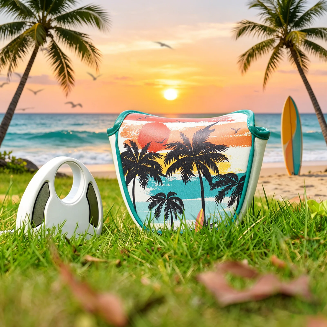 WHITE PU COCONUT PALM MALLET PUTTER GOLF HEADCOVER - Funky HeadcoversWHITE PU COCONUT PALM MALLET PUTTER GOLF HEADCOVERFunky HeadcoversFunky HeadcoversB6016275WHITE PU COCONUT PALM MALLET PUTTER GOLF HEADCOVER