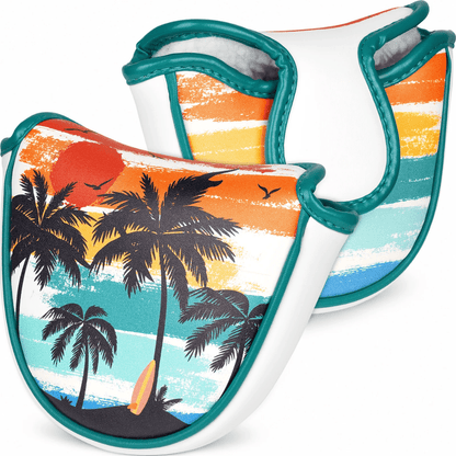 WHITE PU COCONUT PALM MALLET PUTTER GOLF HEADCOVER - Funky HeadcoversWHITE PU COCONUT PALM MALLET PUTTER GOLF HEADCOVERFunky HeadcoversFunky HeadcoversB6016275WHITE PU COCONUT PALM MALLET PUTTER GOLF HEADCOVER