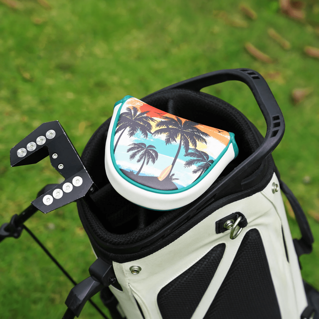 WHITE PU COCONUT PALM MALLET PUTTER GOLF HEADCOVER - Funky HeadcoversWHITE PU COCONUT PALM MALLET PUTTER GOLF HEADCOVERFunky HeadcoversFunky HeadcoversB6016275WHITE PU COCONUT PALM MALLET PUTTER GOLF HEADCOVER