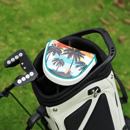 WHITE PU COCONUT PALM MALLET PUTTER GOLF HEADCOVER - Funky HeadcoversWHITE PU COCONUT PALM MALLET PUTTER GOLF HEADCOVERFunky HeadcoversFunky HeadcoversB6016275WHITE PU COCONUT PALM MALLET PUTTER GOLF HEADCOVER