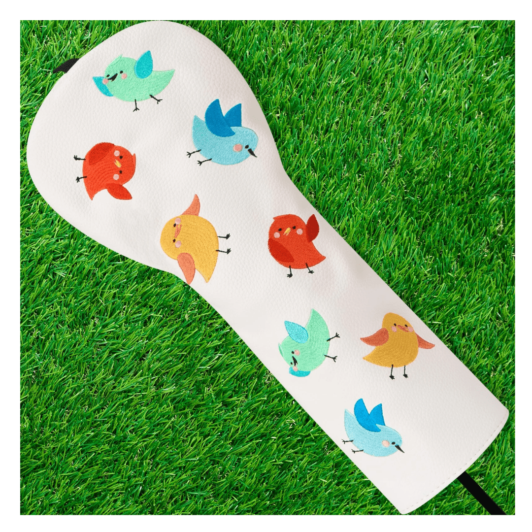 WHITE PU COLORFUL BIRD GOLF HEAD COVER SET - Funky HeadcoversWHITE PU COLORFUL BIRD GOLF HEAD COVER SETFunky HeadcoversFunky Headcovers6008630DRIVERWHITE PU COLORFUL BIRD GOLF HEAD COVER SET