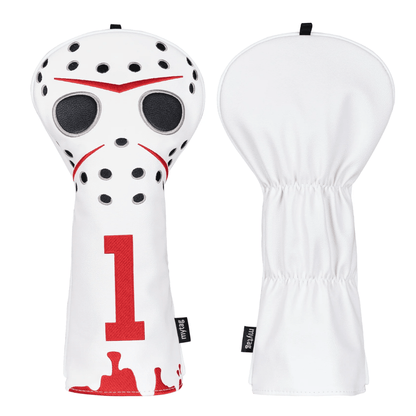 WHITE PU MASK HEAD COVER SET - Funky HeadcoversWHITE PU MASK HEAD COVER SETFunky HeadcoversFunky Headcovers6009820DRIVERWHITE PU MASK HEAD COVER SET