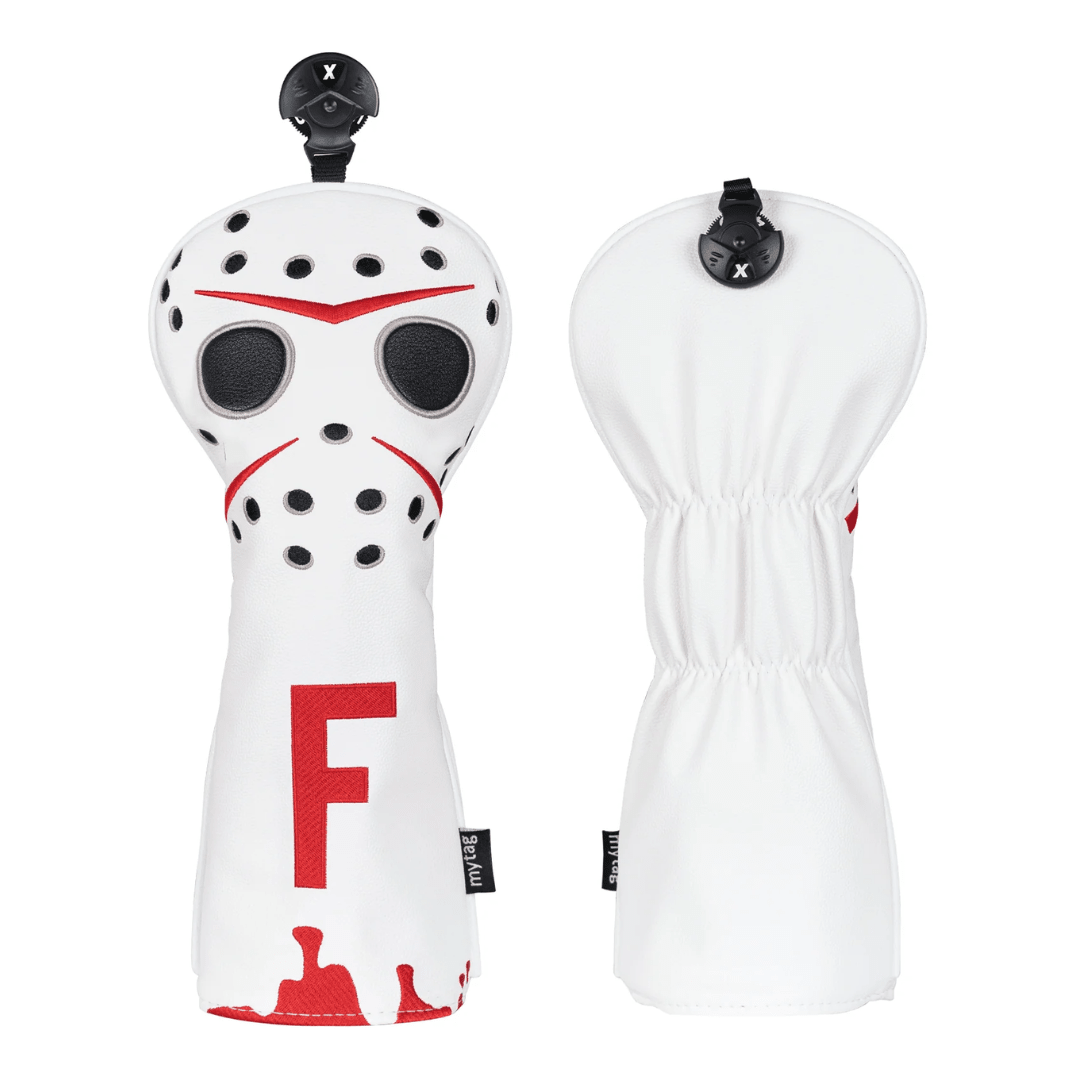 WHITE PU MASK HEAD COVER SET - Funky HeadcoversWHITE PU MASK HEAD COVER SETFunky HeadcoversFunky Headcovers6009820DRIVERWHITE PU MASK HEAD COVER SET