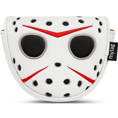 WHITE PU MASK PUTTER HEAD COVER - Funky HeadcoversWHITE PU MASK PUTTER HEAD COVERFunky HeadcoversFunky HeadcoversB6007980WHITE PU MASK PUTTER HEAD COVER