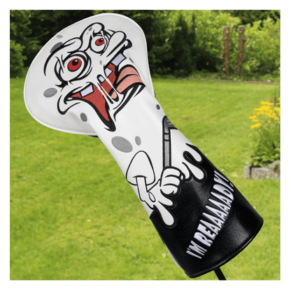 WHITE STITCHING BLACK LEATHER SPONGEBOB DRIVER HEADCOVER - Funky HeadcoversWHITE STITCHING BLACK LEATHER SPONGEBOB DRIVER HEADCOVERFunky HeadcoversFunky Headcovers6010208WHITE STITCHING BLACK LEATHER SPONGEBOB DRIVER HEADCOVER