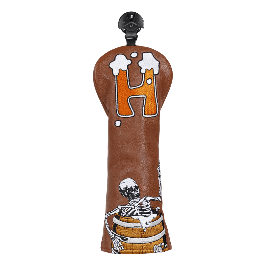 WINE BARREL SKULL WOOD HEAD COVER - Funky HeadcoversWINE BARREL SKULL WOOD HEAD COVERFunky HeadcoversFunky Headcovers8300365DRIVERWINE BARREL SKULL WOOD HEAD COVER