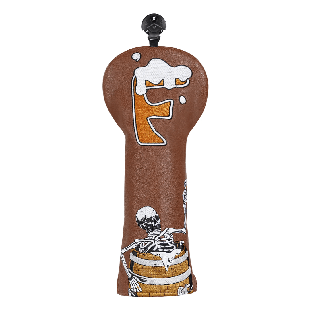 WINE BARREL SKULL WOOD HEAD COVER - Funky HeadcoversWINE BARREL SKULL WOOD HEAD COVERFunky HeadcoversFunky Headcovers8300365DRIVERWINE BARREL SKULL WOOD HEAD COVER
