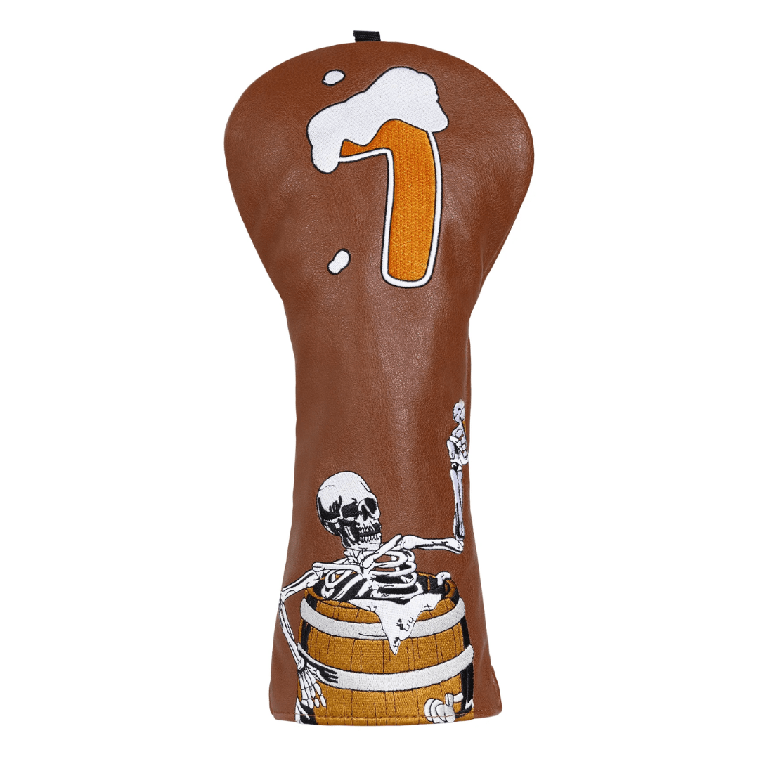 WINE BARREL SKULL WOOD HEAD COVER - Funky HeadcoversWINE BARREL SKULL WOOD HEAD COVERFunky HeadcoversFunky Headcovers8300365DRIVERWINE BARREL SKULL WOOD HEAD COVER