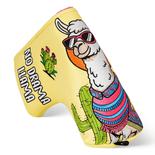 YELLOW LLAMA BLADE PUTTER HEADCOVER - Funky HeadcoversYELLOW LLAMA BLADE PUTTER HEADCOVERFunky HeadcoversFunky HeadcoversB6013302YELLOW LLAMA BLADE PUTTER HEADCOVER