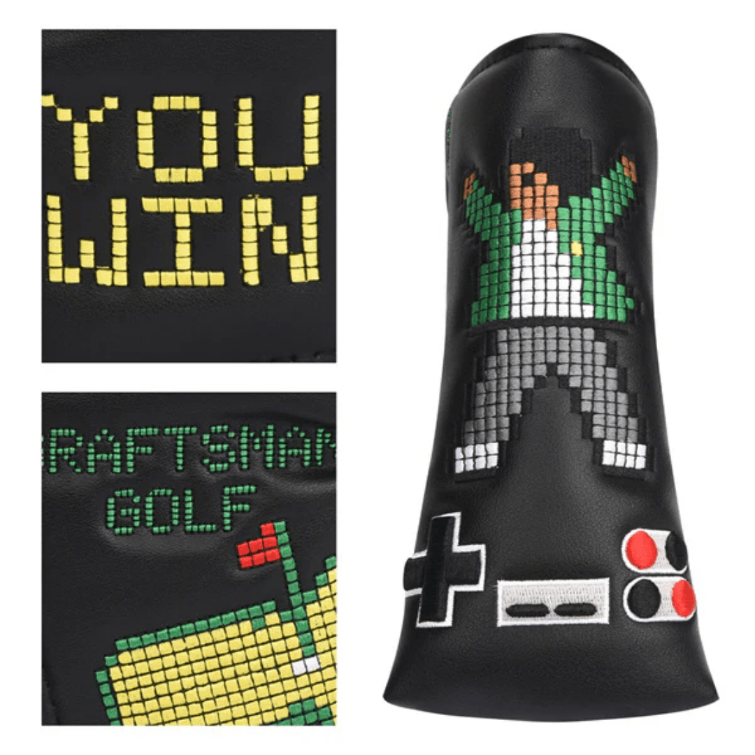 YOU WIN MOSAIC BOY BLADE PUTTER HEAD COVER - Funky HeadcoversYOU WIN MOSAIC BOY BLADE PUTTER HEAD COVERFunky HeadcoversFunky HeadcoversB6007602YOU WIN MOSAIC BOY BLADE PUTTER HEAD COVER